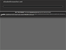 Tablet Screenshot of elizabethrauscher.net